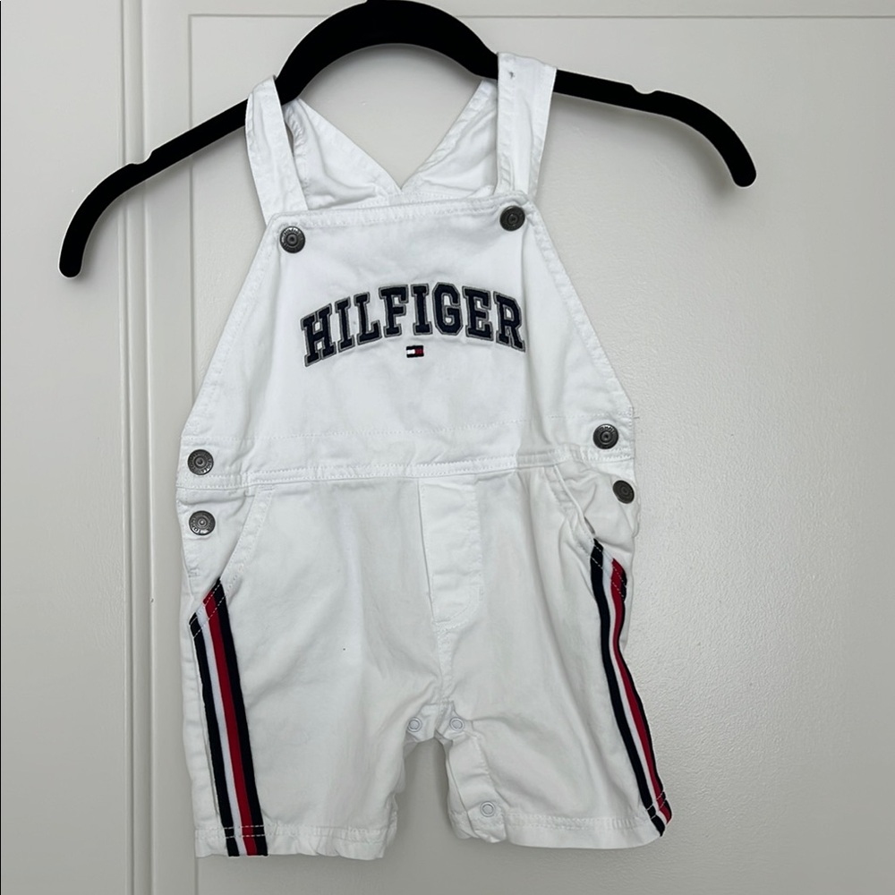 Tommy Hilfiger White Overalls with Classic Branding